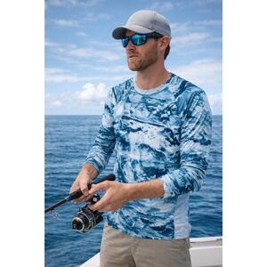 Smith's Workwear Performance Fishing Water Quick Dry Shirt Men's Size XL